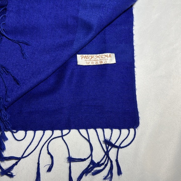 Elegant Blue Women's Scarf Pashmina Wrap Blue /Violet - Picture 12 of 12
